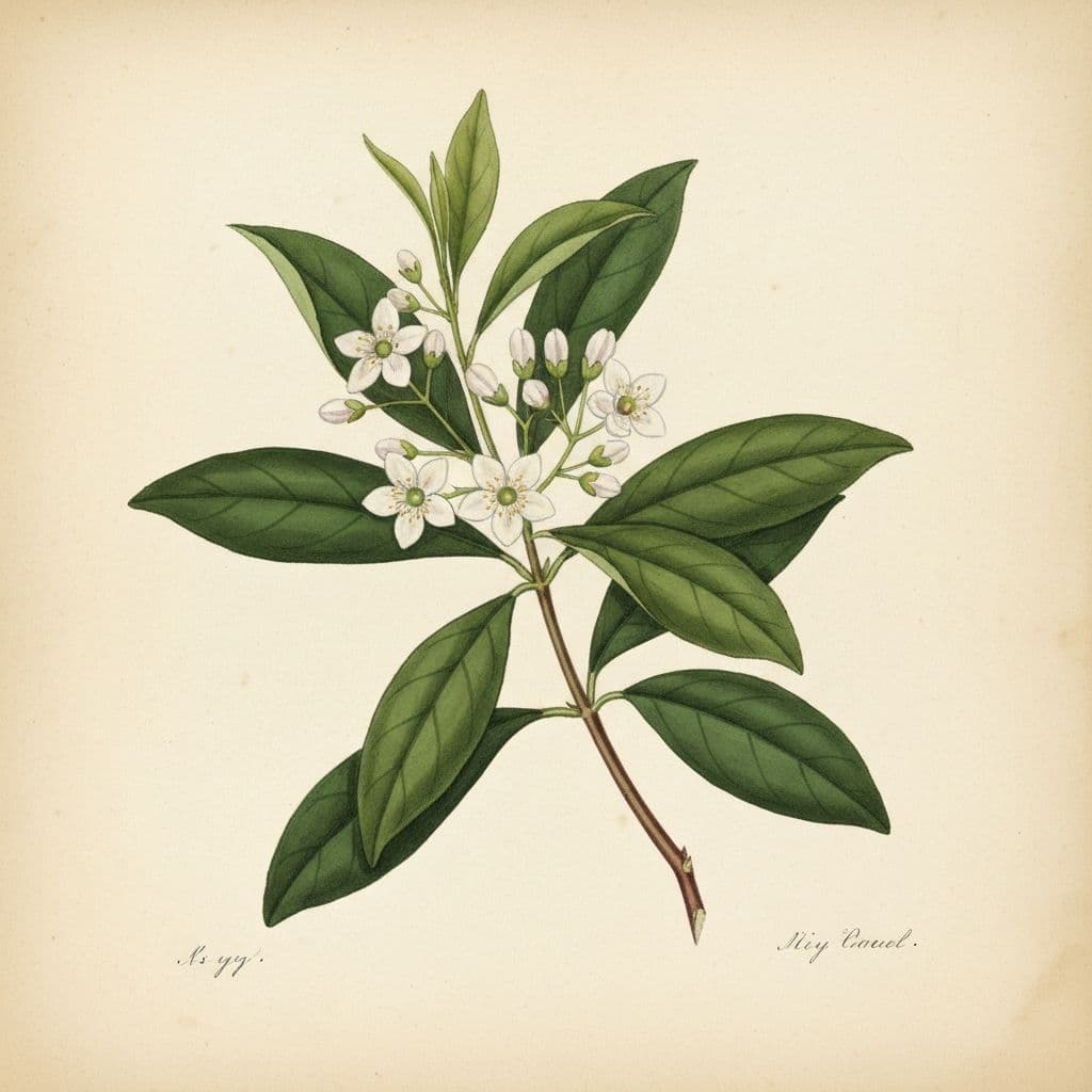 Iboga botanical illustration